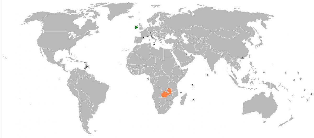 La zambie carte du monde