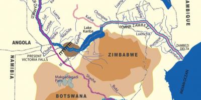 Carte géologique de la zambi
